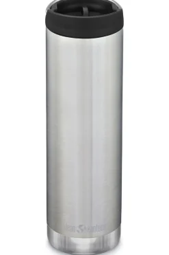 New Klean Kanteen Drinkfles TKWide 20Oz/592Ml With Café Cap Brushed Stainless