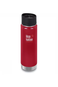 Best Klean Kanteen Isolatiefles Wide Vacuum Insulated 20Oz 592Ml Cafe Cap 2.0 mid red