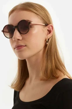 New Komono Madison Metal mid brown/light pink