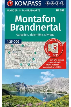 Discount KOMPASS Boek Montafon 032 Gps R/V Silvretta + Ag 9029