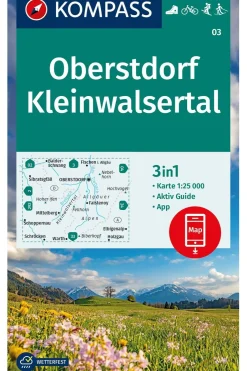 New KOMPASS Boek Oberstdorf / Kleinwalsertal 03 Gps R/V Wp 9029