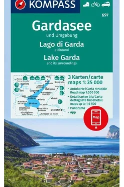 Gardasee & omg. 697 r/v GPS 3-Set D/I 3-Set-KOMPASS Hot