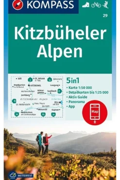New KOMPASS Kitzbüheler Alpen 29 GPS r/v wp + AG 9026