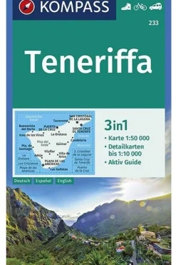 New KOMPASS Tenerife 233 GPS +AG 9023