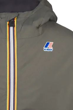 New K-Way Donsjas P. Le Vrai 4.0 Claude Warm Green Blackish