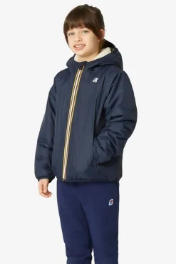 Fashion K-Way Le Vrai 3,0 Claude Orsetto Ecru-Blue Depht