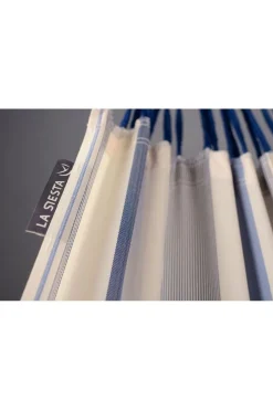Best La Siesta Hangmat Brisa Double Light Blue/Ecru