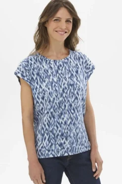 Fashion Lafuma Lane Tee Fresh Blue Print