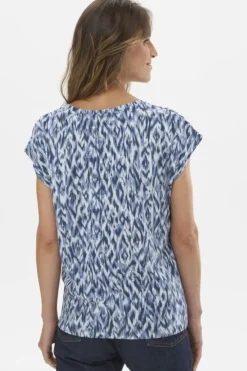 Fashion Lafuma Lane Tee Fresh Blue Print