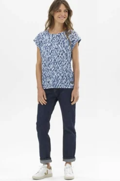 Fashion Lafuma Lane Tee Fresh Blue Print