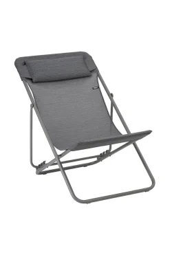 Best Lafuma Mobilier Maxi Transat Plus Obsidian/ Titane