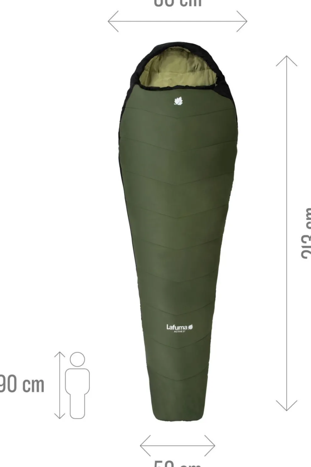 Clearance Lafuma Slaapzak Active 5° Dark Bronze