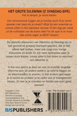 Het grote Dilemma op Dinsdag spel-Laurence King Discount