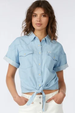 Hemd Crop Tied Western-LEE New