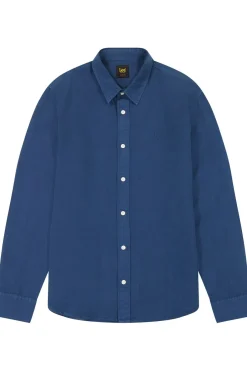 Discount LEE Hemd Patch Orion Blue