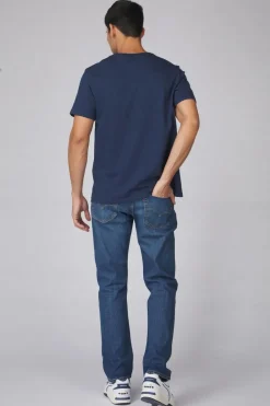 Sale Levi's Broek 502 Taper dark blue