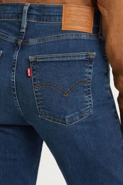 Best Levi's Jeans 724 High Rise Straight Indigo Stripe Terra