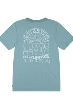 New Levi's Kids T-Shirt Lvb Sun Burst Bristol Blue