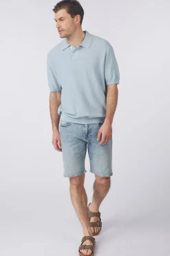 Online Levi's Short 405 Standard Light Indigo - Worn In Linen Seed Stitch Ni