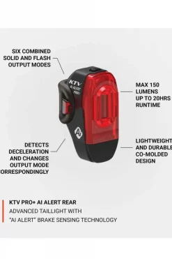 Clearance Lezyne Fietsverlichting Ktv Pro+ Ai Alert Rear Black