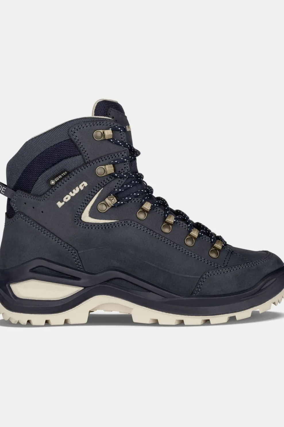 Outlet LOWA Wandelschoenen Renegade Evo Gore-tex Mid Slateblue/Dune