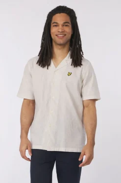 Online Lyle & Scott Hemd Linen Blend Oxford Revere Legacy Luna
