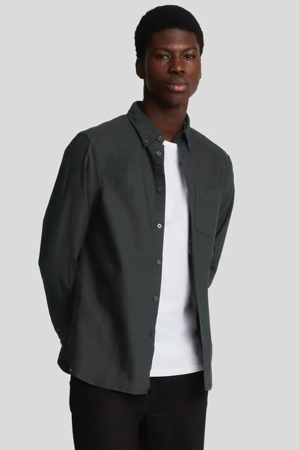 Hemd Tonal Eagle Plain Oxford-Lyle & Scott Outlet