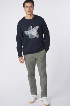 Trui 3D Line Graphic Crew Neck Legacy-Lyle & Scott Outlet