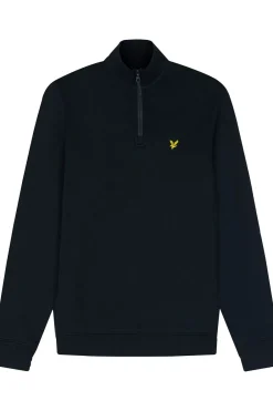 Fashion Lyle & Scott Trui Quarter Zip Dark Navy