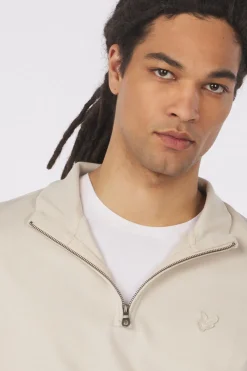 Trui Tonal Eagle Quarter Zip Sweat Tonal Eagle-Lyle & Scott Best