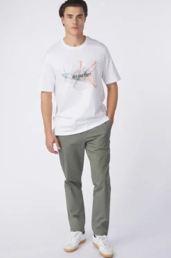 Clearance Lyle & Scott T-Shirt 3D Line Graphic Legacy Mulled Basil