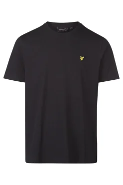 New Lyle & Scott T-Shirt Mountain Borders Graphic Graphics Denim Shade Fresh