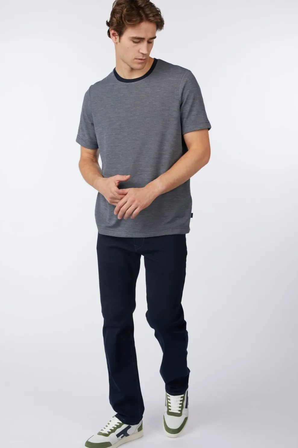 New Lyle & Scott T-Shirt Ts2267V Dark Blue (Jeans)