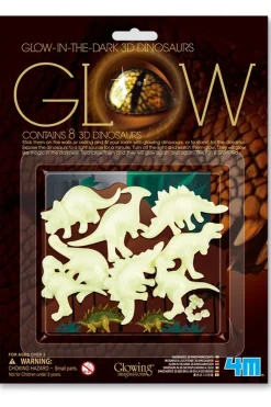 Sale 4M Speelgoed Glowing 3D Dinosaurs No colour