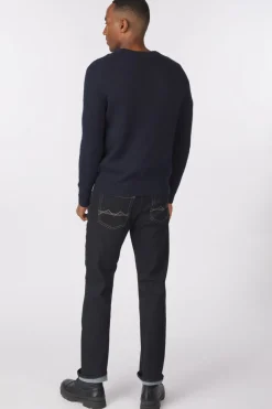 New MAC Jeans Arne Carbon Navy Marl