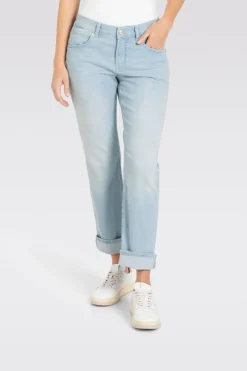 New MAC Jeans Sue Relax Authentic Light Blue Use