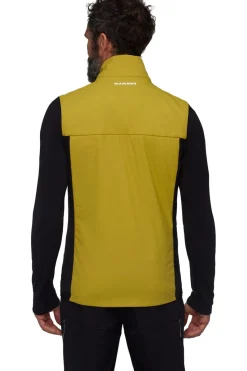 Fashion Mammut Bodywarmer Rime Light In Flex Vest Men Mustard/Black