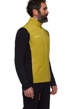 Fashion Mammut Bodywarmer Rime Light In Flex Vest Men Mustard/Black