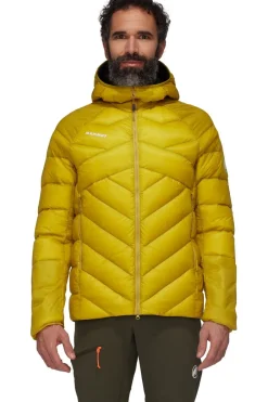 Best Mammut Donsjas Taiss In Hooded Jacket Men Mustard