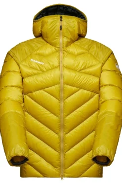 Best Mammut Donsjas Taiss In Hooded Jacket Men Mustard