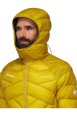 Best Mammut Donsjas Taiss In Hooded Jacket Men Mustard