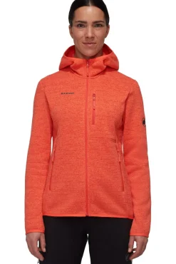 Online Mammut Fleece Arctic Iv Ml Hooded Jacket Women orange