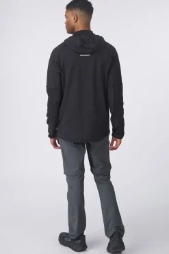 Online Mammut Fleece Massone Ml Hooded Jacket Black