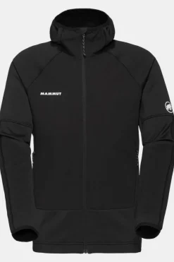 Online Mammut Fleece Massone Ml Hooded Jacket Black