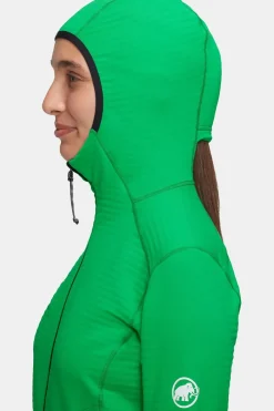 Best Mammut Fleece Taiss Light Ml Hooded Wms Jacket Pinea-Black