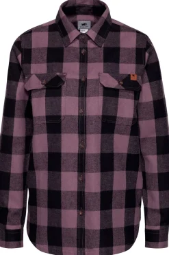 Fashion Mammut Hemd Tamaro Longsleeve Shirt Women Aubergine/Black