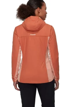 Outlet Mammut Jas Rime Light In Flex Hooded Jacket Women Terracotta/Salmon pink