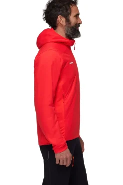 Clearance Mammut Jas Rime Light In Flex Hooded Jacket Men red