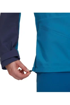 Online Mammut Regenjas Taiss Hs Hooded Jacket Men Deep Ice-Marine