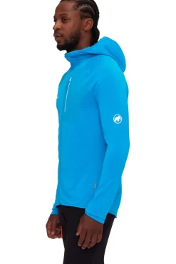 Discount Mammut Softshell Jas Aenergy Light Ml Hooded Jacket Men mid blue